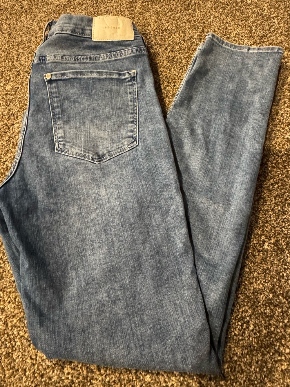 & Denim: Light Blue Women’s Skinny Stretch Jeans Classic Denim Size 10